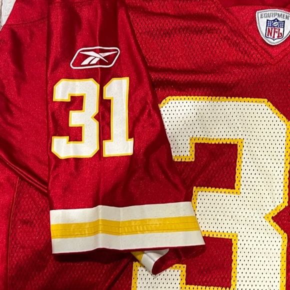 Priest Holmes Kansas City Chiefs Reebok NFL Football Sports Jersey - Picture 3 of 6